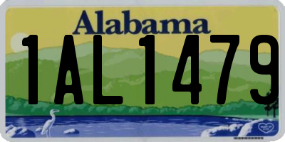 AL license plate 1AL1479