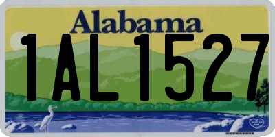 AL license plate 1AL1527