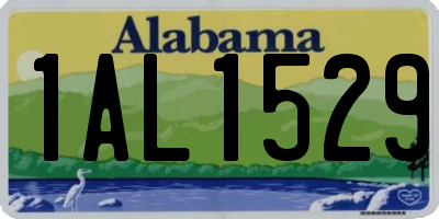 AL license plate 1AL1529