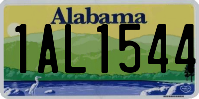AL license plate 1AL1544