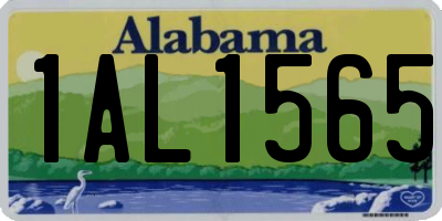AL license plate 1AL1565