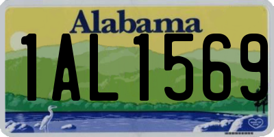 AL license plate 1AL1569