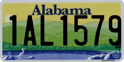 AL license plate 1AL1579