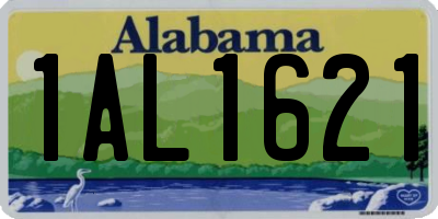 AL license plate 1AL1621