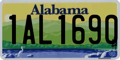 AL license plate 1AL1690