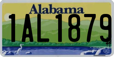 AL license plate 1AL1879