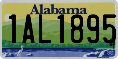 AL license plate 1AL1895