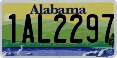 AL license plate 1AL2297