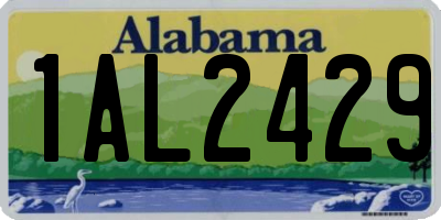 AL license plate 1AL2429