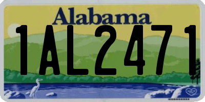 AL license plate 1AL2471