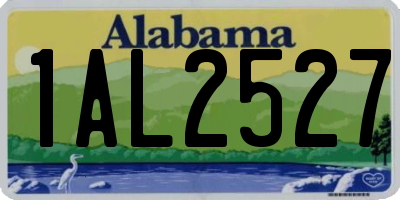 AL license plate 1AL2527
