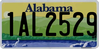AL license plate 1AL2529