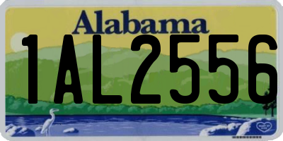 AL license plate 1AL2556