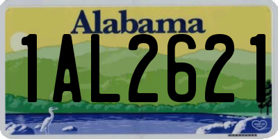 AL license plate 1AL2621