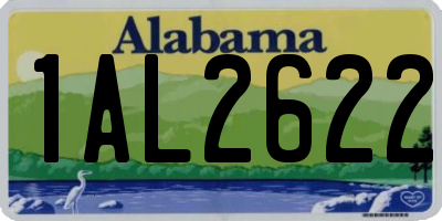 AL license plate 1AL2622