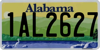 AL license plate 1AL2627
