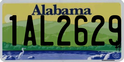 AL license plate 1AL2629