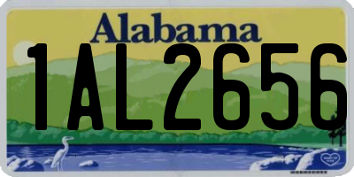 AL license plate 1AL2656