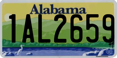 AL license plate 1AL2659