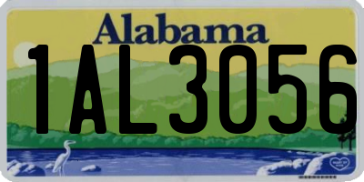 AL license plate 1AL3056