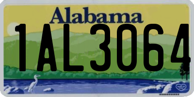AL license plate 1AL3064