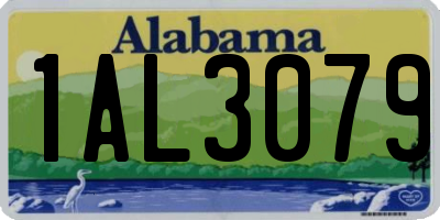 AL license plate 1AL3079