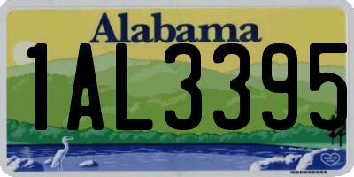 AL license plate 1AL3395