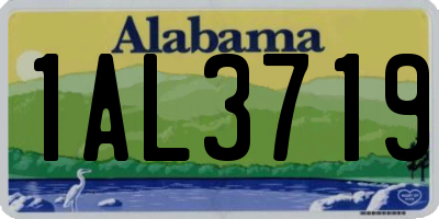 AL license plate 1AL3719