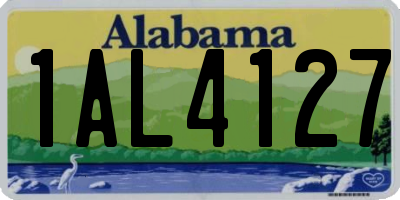 AL license plate 1AL4127