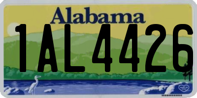 AL license plate 1AL4426