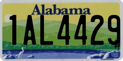 AL license plate 1AL4429