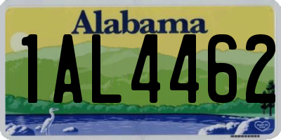 AL license plate 1AL4462