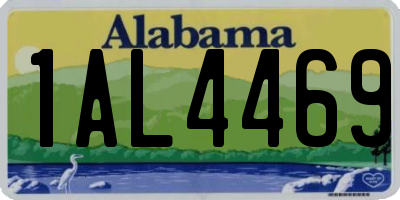 AL license plate 1AL4469