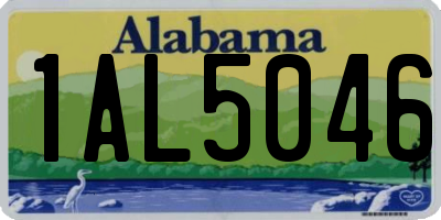 AL license plate 1AL5046