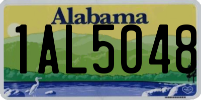 AL license plate 1AL5048