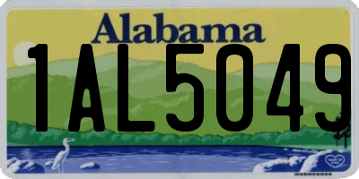 AL license plate 1AL5049