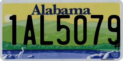 AL license plate 1AL5079