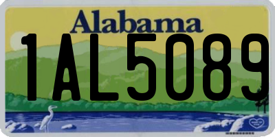 AL license plate 1AL5089