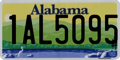 AL license plate 1AL5095