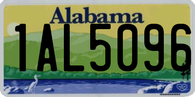 AL license plate 1AL5096