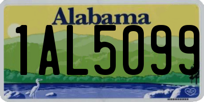 AL license plate 1AL5099