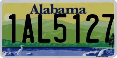 AL license plate 1AL5127