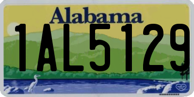 AL license plate 1AL5129