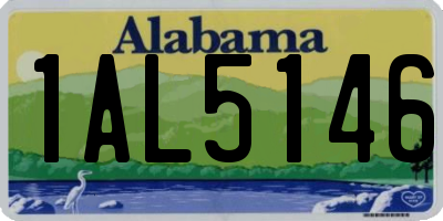 AL license plate 1AL5146