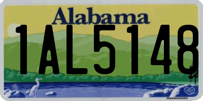 AL license plate 1AL5148