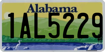 AL license plate 1AL5229