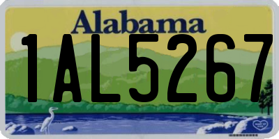 AL license plate 1AL5267