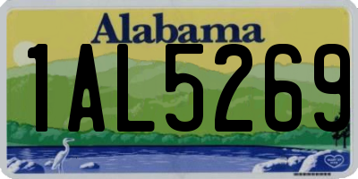 AL license plate 1AL5269