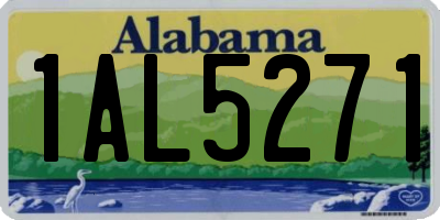 AL license plate 1AL5271