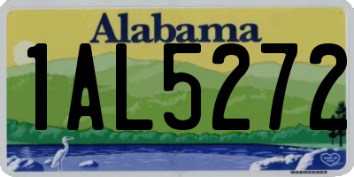 AL license plate 1AL5272